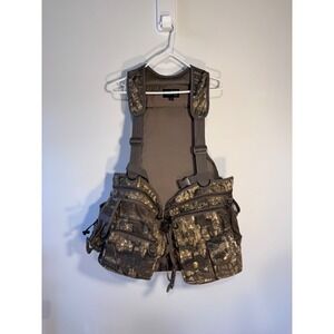 MidwayUSA Realtree Timber Camo Turkey Hunting Vest with Padded Seat ML Camo